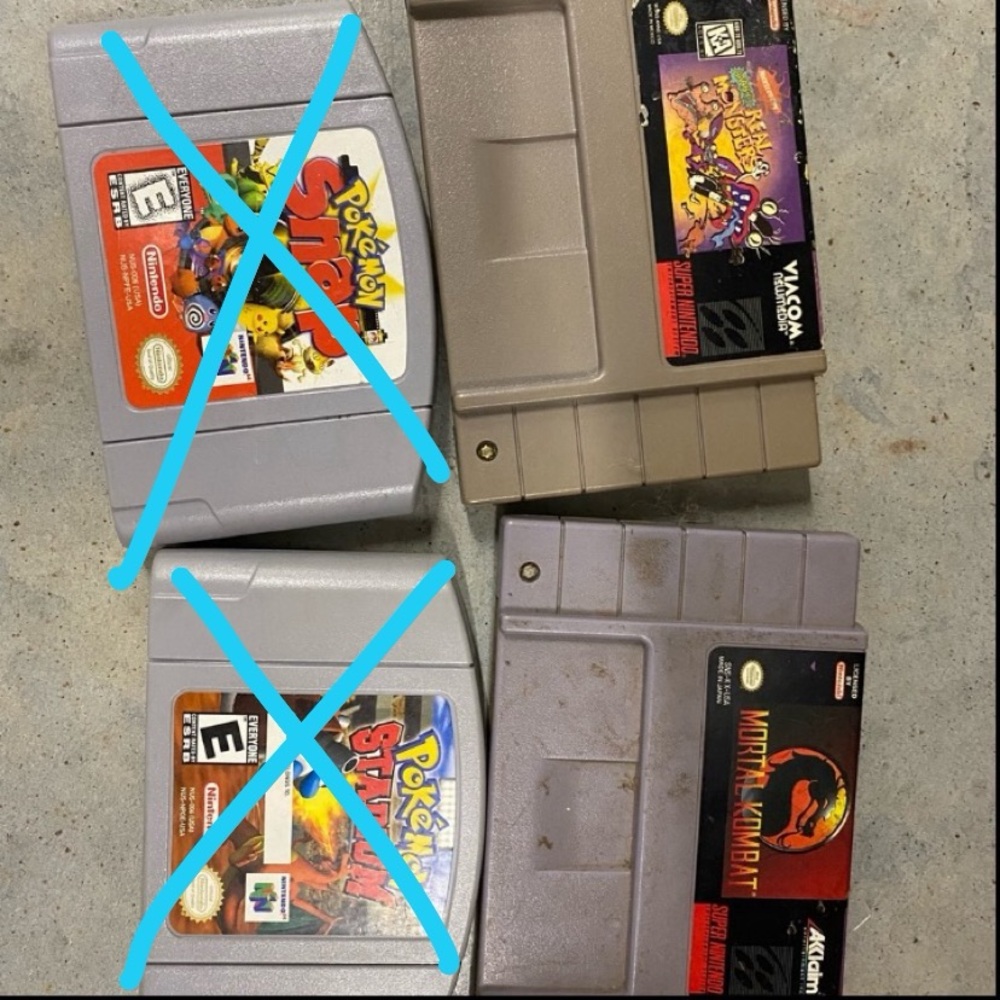 Nintendo Game Cartridges set